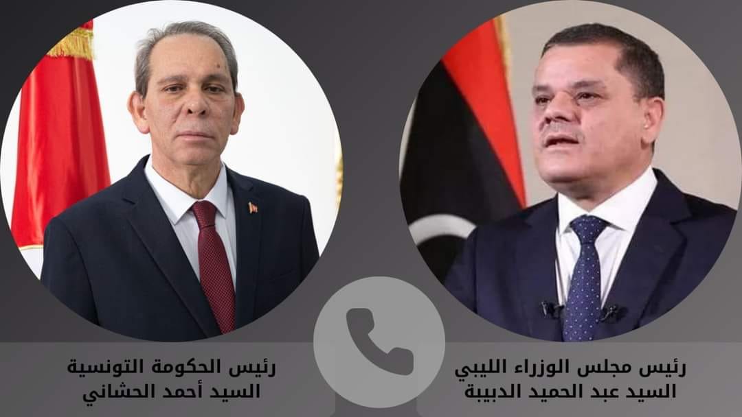 أجرى رئيس الحكومة السيد أحمد الحشّاني، مكالمة هاتفية مع السيد عبد الحميد الدبيبة