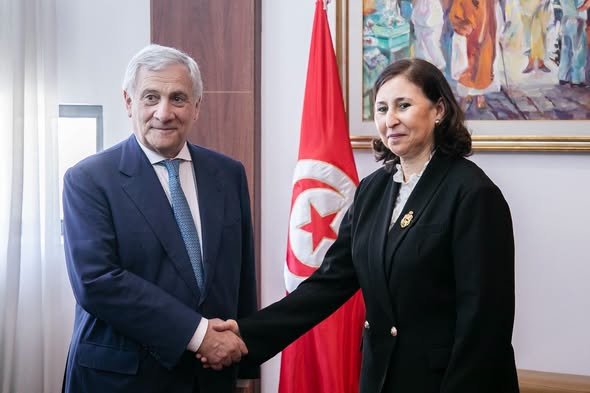 رئيسة الحكومة تستقبل نائب رئيس مجلس الوزراء ووزير الشؤون الخارجيّة والتعاون الدولي الإيطالي