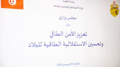 ضمان الأمن الطاقي وتعزيز السّيادة الطاقيّة، محور مجلس وزاريّ
